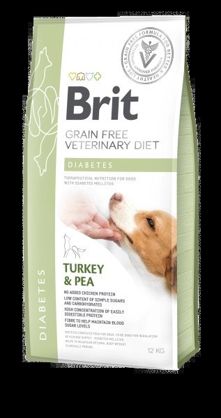 Brit Grain Free Veterinary Diet Dog Diabetes Indyk Z Groszkiem 12kg Brit veterinary Brit Grain Free Veterinary Diet Dog Diabetes Indyk Z Groszkiem 12kg Brit veterinary