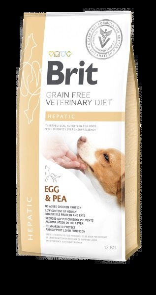 Brit Grain Free Veterinary Diet Dog Hepatic Jajko Z Groszkiem 12kg Brit veterinary Brit Grain Free Veterinary Diet Dog Hepatic Jajko Z Groszkiem 12kg Brit veterinary