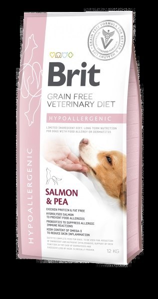 Brit Grain Free Veterinary Diet Dog Hypoallergenic Łosoś Z Groszkiem 12kg Brit veterinary Brit Grain Free Veterinary Diet Dog Hypoallergenic Łosoś Z Groszkiem 12kg Brit veterinary