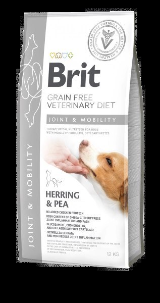 Brit Grain Free Veterinary Diet Dog Joint & Mobility Śledź Z Groszkiem 2kg Brit veterinary Brit Grain Free Veterinary Diet Dog Joint & Mobility Śledź Z Groszkiem 2kg Brit veterinary