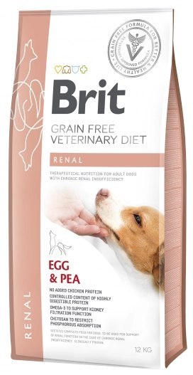 Brit Grain Free Veterinary Diets Dog Renal Jajko Z Groszkiem 12kg Brit veterinary Brit Grain Free Veterinary Diets Dog Renal Jajko Z Groszkiem 12kg Brit veterinary
