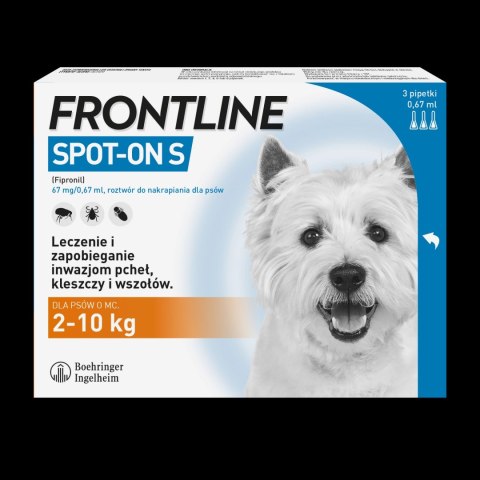 FRONTLINE Spot On Dla Psa 3x0,67ml Frontline (Boehringer Ingelheim) FRONTLINE Spot On Dla Psa 3x0,67ml Frontline (Boehringer Ingelheim)