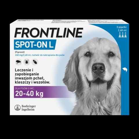 FRONTLINE Spot On Dla Psa 3x2,68ml Frontline (Boehringer Ingelheim) FRONTLINE Spot On Dla Psa 3x2,68ml Frontline (Boehringer Ingelheim)