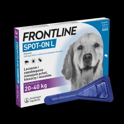FRONTLINE Spot On Dla Psa 3x2,68ml Frontline (Boehringer Ingelheim) FRONTLINE Spot On Dla Psa 3x2,68ml Frontline (Boehringer Ingelheim)