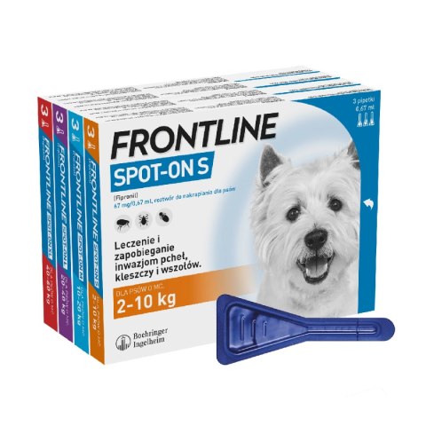 FRONTLINE Spot On Dla Psa 3x2,68ml Frontline (Boehringer Ingelheim) FRONTLINE Spot On Dla Psa 3x2,68ml Frontline (Boehringer Ingelheim)