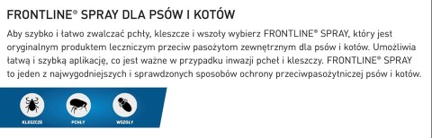 FRONTLINE Spray Dla Psów I Kotów 250ml Frontline (Boehringer Ingelheim) FRONTLINE Spray Dla Psów I Kotów 250ml Frontline (Boehringer Ingelheim)