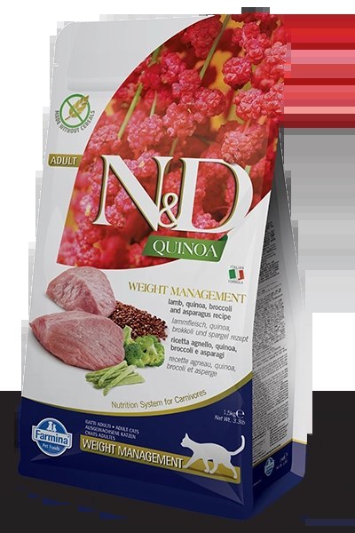 Farmina N&D Quinoa Feline Weight Management Lamb 1,5kg Farmina Farmina N&D Quinoa Feline Weight Management Lamb 1,5kg Farmina