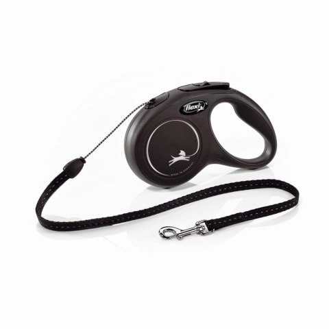 Flexi Smycz New Classic S Linka 5m Do 12kg Czarna Flexi Flexi Smycz New Classic S Linka 5m Do 12kg Czarna Flexi