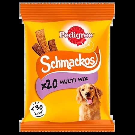 Pedigree Schmackos Przysmak Dla Dorosłych Psów Z Wołowiną, Kurczakiem, Jagnięciną I Kaczką 172g Pedigree Pedigree Schmackos Przysmak Dla Dorosłych Psów Z Wołowiną, Kurczakiem, Jagnięciną I Kaczką 172g Pedigree