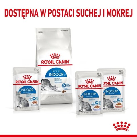 ROYAL CANIN Indoor Sterilised W Galaretce 12x85g Royal Canin ROYAL CANIN Indoor Sterilised W Galaretce 12x85g Royal Canin