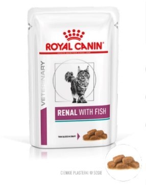 ROYAL CANIN Renal With Fish 12x85g Royal Canin weterynaria ROYAL CANIN Renal With Fish 12x85g Royal Canin weterynaria