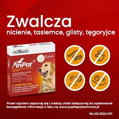Vet-Agro InPar Tabletki Odrobaczające Dla Psa 2szt Vet-Agro Vet-Agro InPar Tabletki Odrobaczające Dla Psa 2szt Vet-Agro