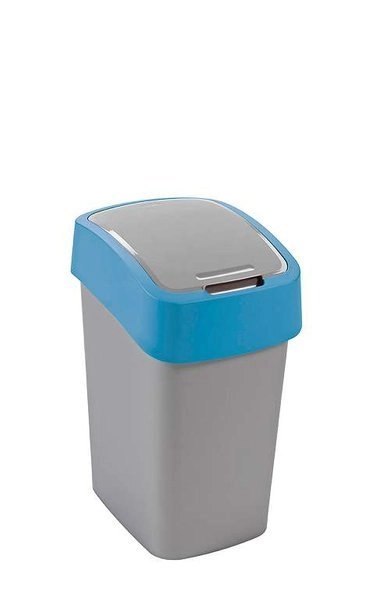 Curver Flip Bin Kosz Na Śmieci Szaro-Niebieski 25l Curver Curver Flip Bin Kosz Na Śmieci Szaro-Niebieski 25l Curver
