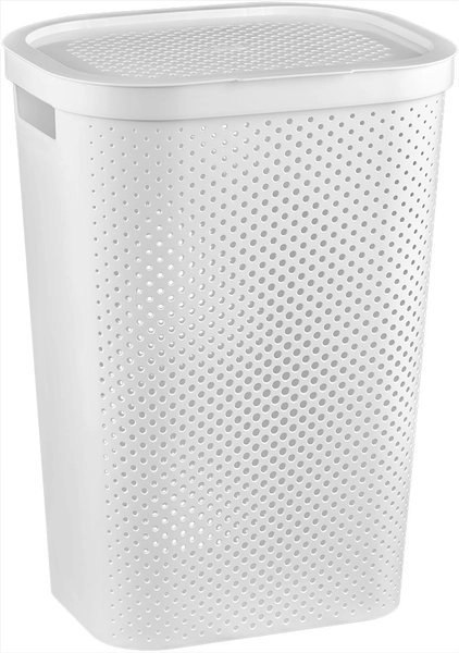 Curver Infinity Kosz Na Bieliznę Biały 60l Curver Curver Infinity Kosz Na Bieliznę Biały 60l Curver