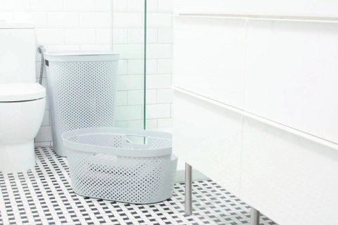 Curver Infinity Kosz Na Bieliznę Szary 60l Curver Curver Infinity Kosz Na Bieliznę Szary 60l Curver