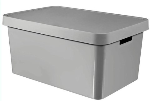 Curver Infinity Pojemnik Z Przykrywką Szary 45l Curver Curver Infinity Pojemnik Z Przykrywką Szary 45l Curver
