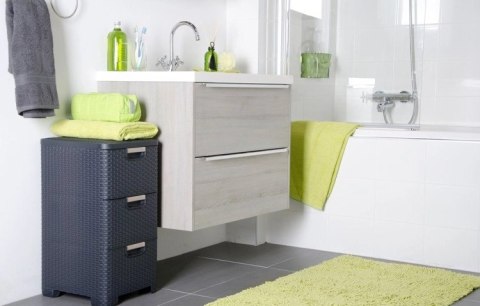 Curver Style Regał Z Szufladami Kremowy 42l Curver Curver Style Regał Z Szufladami Kremowy 42l Curver