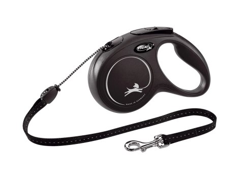 Flexi Smycz New Classic M Linka 5m Do 20kg Czarna Flexi Flexi Smycz New Classic M Linka 5m Do 20kg Czarna Flexi