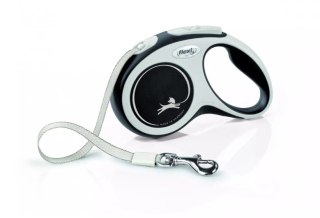 Flexi Smycz New Comfort M Taśma 5m Do 25kg Czarna Flexi