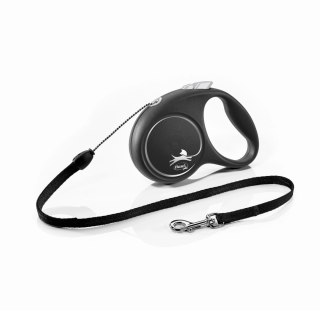 Flexi Smycz Oryginalna Black Design S Linka 5m Do 12kg Czarna Flexi