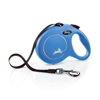 Flexi Smycz Oryginalna New Classic L Taśma 5m Do 50kg Niebieska Flexi