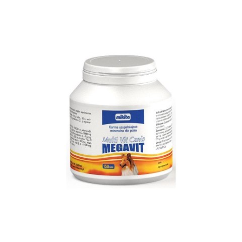 Mikita Multi Vit Canis Megavit 150 Tabletek Mikita Mikita Multi Vit Canis Megavit 150 Tabletek Mikita
