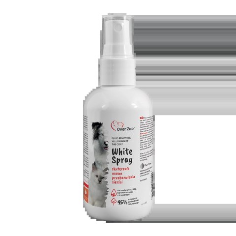 OVER ZOO White Spray Płyn Usuwający Zażółcenia 100ml Over Zoo OVER ZOO White Spray Płyn Usuwający Zażółcenia 100ml Over Zoo