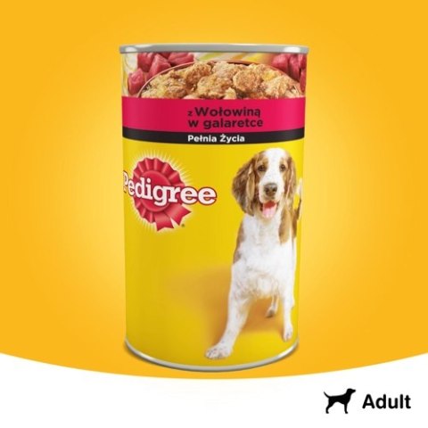 Pedigree Mokra Karma Dla Dorosłych Psów Z Wołowiną W Galaretce 1200g Pedigree Pedigree Mokra Karma Dla Dorosłych Psów Z Wołowiną W Galaretce 1200g Pedigree