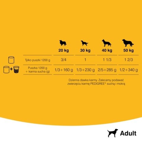 Pedigree Mokra Karma Dla Dorosłych Psów Z Wołowiną W Galaretce 1200g Pedigree Pedigree Mokra Karma Dla Dorosłych Psów Z Wołowiną W Galaretce 1200g Pedigree