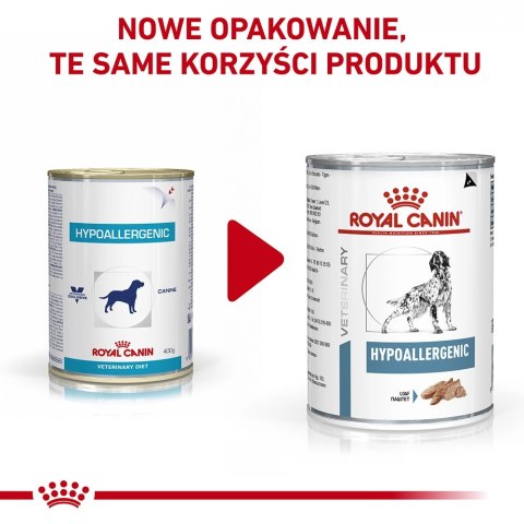 ROYAL CANIN Hypoallergenic 400g Royal Canin weterynaria ROYAL CANIN Hypoallergenic 400g Royal Canin weterynaria
