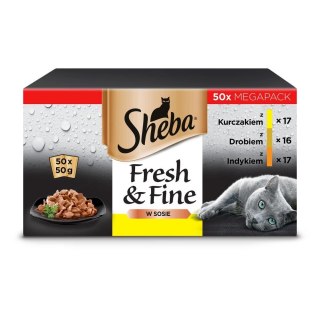 Sheba Fresh & Fine Saszetka 50x50g Sheba
