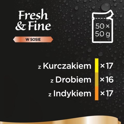 Sheba Fresh & Fine Saszetka 50x50g Sheba
