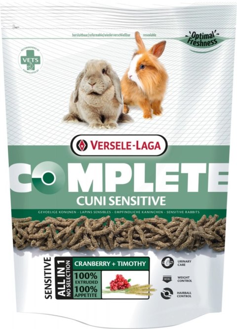 Versele-Laga Complete Cuni Sensitive Dla Królika 500g Versele-Laga Versele-Laga Complete Cuni Sensitive Dla Królika 500g Versele-Laga