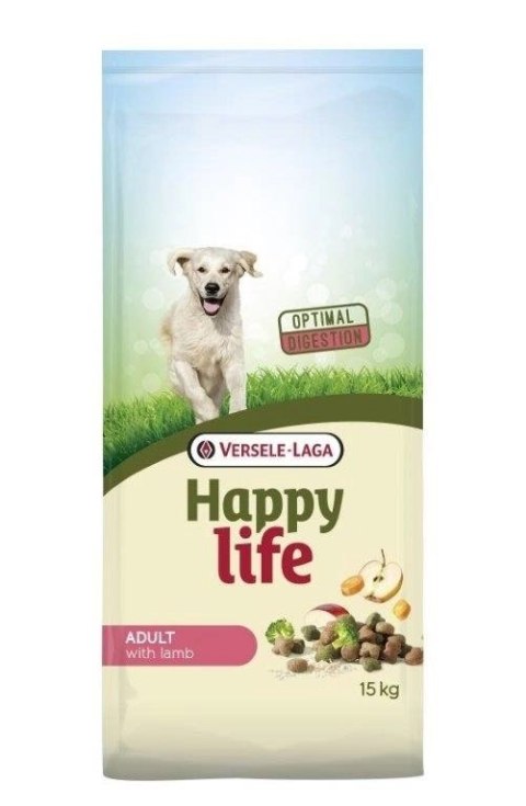 Versele-Laga Happy Life Adult Z Jagnięciną 15kg Versele-Laga Versele-Laga Happy Life Adult Z Jagnięciną 15kg Versele-Laga