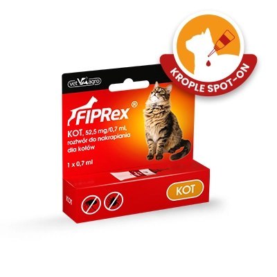 Vet-Agro Fiprex Dla Kota 0,7ml Vet-Agro Vet-Agro Fiprex Dla Kota 0,7ml Vet-Agro