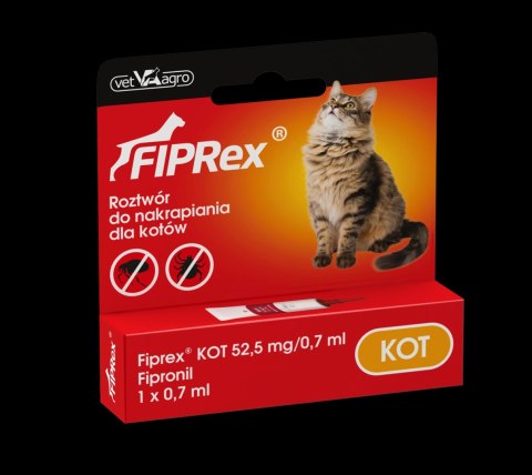 Vet-Agro Fiprex Dla Kota 0,7ml Vet-Agro Vet-Agro Fiprex Dla Kota 0,7ml Vet-Agro