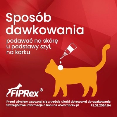 Vet-Agro Fiprex Dla Kota 0,7ml Vet-Agro Vet-Agro Fiprex Dla Kota 0,7ml Vet-Agro