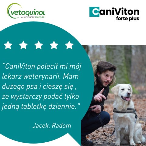 Vetoquinol Caniviton Forte Plus 90szt Vetoquinol Vetoquinol Caniviton Forte Plus 90szt Vetoquinol