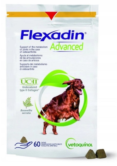 Vetoquinol Flexadin Advanced 60szt Vetoquinol Vetoquinol Flexadin Advanced 60szt Vetoquinol