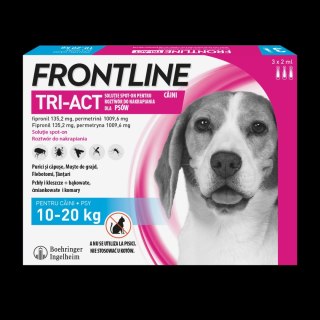 FRONTLINE Tri-Act Dla Psów 3x2ml Frontline (Boehringer Ingelheim)