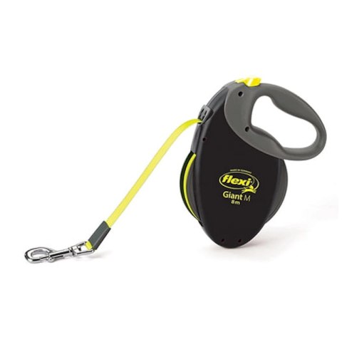 Flexi Smycz Giant Taśma M 8m Do 25kg Neon Flexi Flexi Smycz Giant Taśma M 8m Do 25kg Neon Flexi