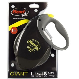 Flexi Smycz Oryginalna Giant L Taśma 8m Do 50 kg - Neon Flexi