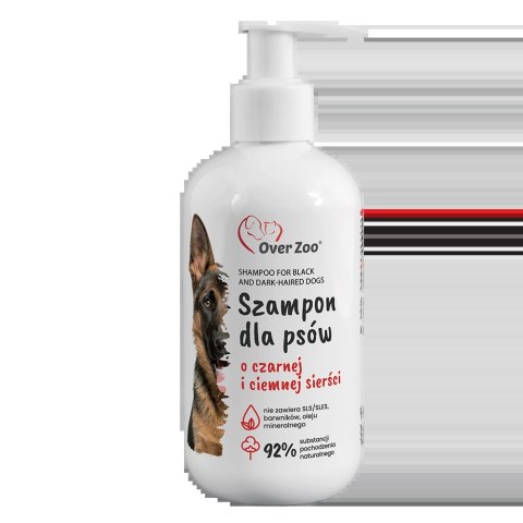 OVER ZOO Szampon Dla Psów O Czarnej I Ciemnej Sierści 250ml Over Zoo OVER ZOO Szampon Dla Psów O Czarnej I Ciemnej Sierści 250ml Over Zoo