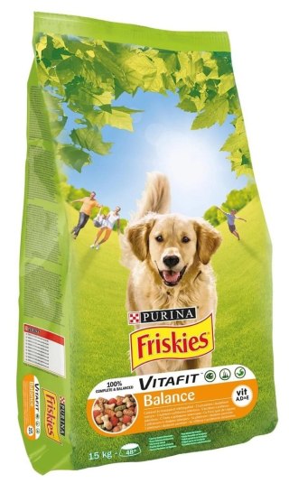 PURINA Friskies Balance Kurczak Z Warzywami 15kg Friskies