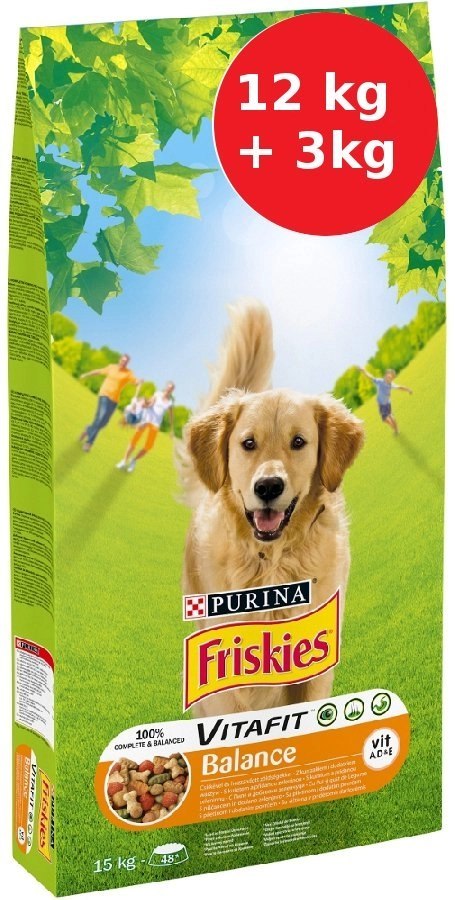PURINA Friskies Balance Kurczak Z Warzywami 15kg Friskies PURINA Friskies Balance Kurczak Z Warzywami 15kg Friskies