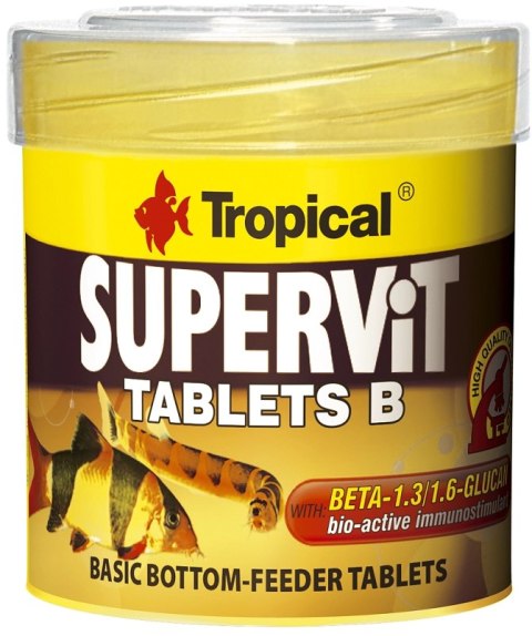 Tropical SuperVit 200szt Tablets B 50ml Tropical Tropical SuperVit 200szt Tablets B 50ml Tropical