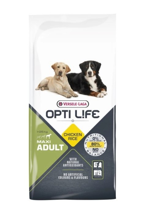 Versele-Laga Opti Life Adult Maxi Kurczak Z Ryżem 12,5kg Versele-Laga Versele-Laga Opti Life Adult Maxi Kurczak Z Ryżem 12,5kg Versele-Laga
