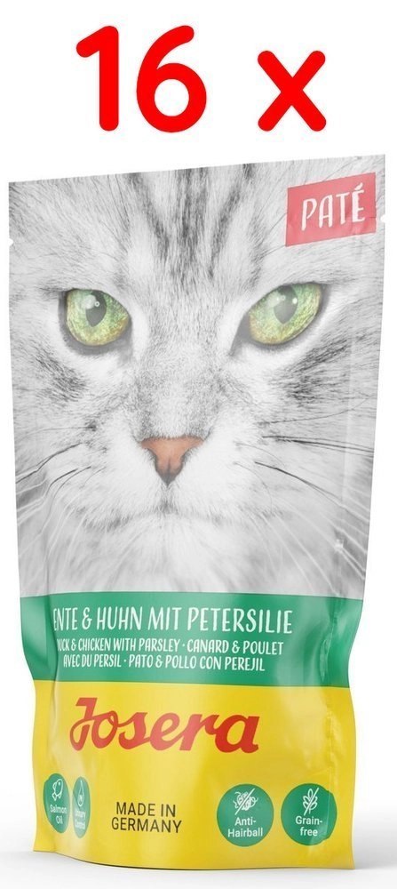 Josera Pate Kaczka Z Kurczakiem I Pietruszką 16x85g Josera Josera Pate Kaczka Z Kurczakiem I Pietruszką 16x85g Josera