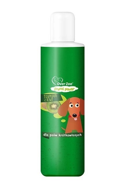 OVER ZOO Szampon Frutti Power Kiwi Dla Psów Krótkowłosych 200ml Over Zoo OVER ZOO Szampon Frutti Power Kiwi Dla Psów Krótkowłosych 200ml Over Zoo