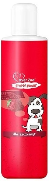 OVER ZOO Szampon Frutti Power Truskawkowy Dla Szczeniąt 200ml Over Zoo OVER ZOO Szampon Frutti Power Truskawkowy Dla Szczeniąt 200ml Over Zoo